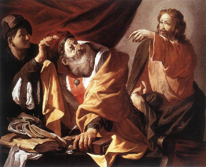 TERBRUGGHEN, Hendrick The Calling of St Matthew r